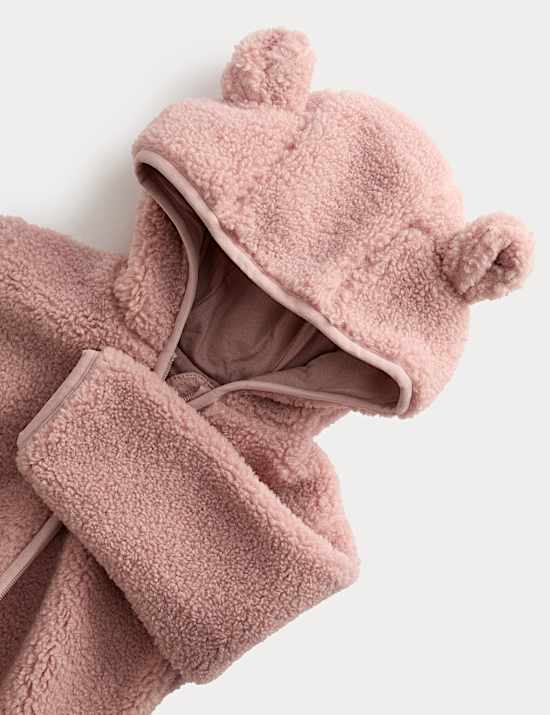 Borg Ears Hooded Jacket (1-36 Mths)