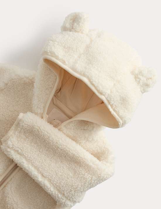 Borg Ears Hooded Jacket (1-36 Mths)