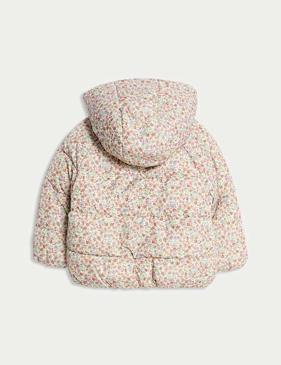 Ditsy Floral Midweight Padded Coat (0-3 Yrs)