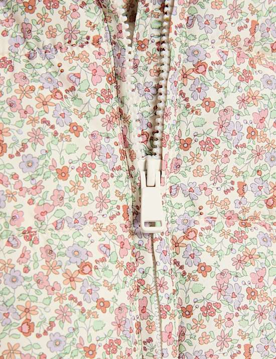 Ditsy Floral Midweight Padded Coat (0-3 Yrs)