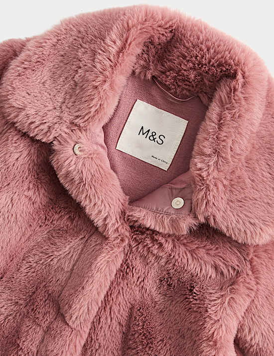 Faux Fur Collared Jacket (0-5 Yrs)