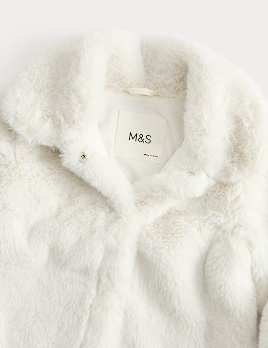 Faux Fur Collared Jacket (0-5 Yrs)