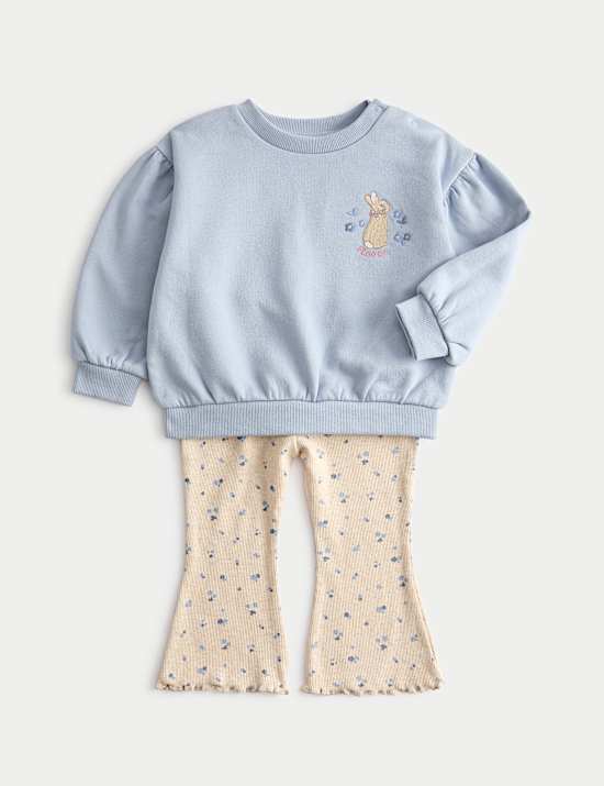 2pc Cotton Rich Peter Rabbit™ Outfit (0 Mths-3 Yrs)