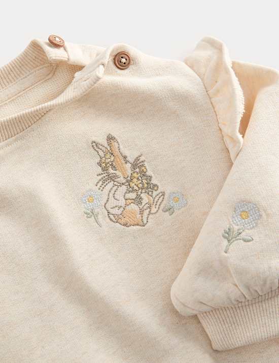 2 Piece Cotton Rich Peter Rabbit&trade; Sweat Outfit (0-3 Years)