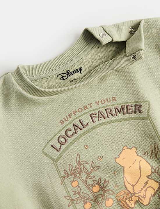 Ensemble 2 pi&egrave;ces en coton Winnie the Pooh&trade; (jusqu&rsquo;au 3 ans)