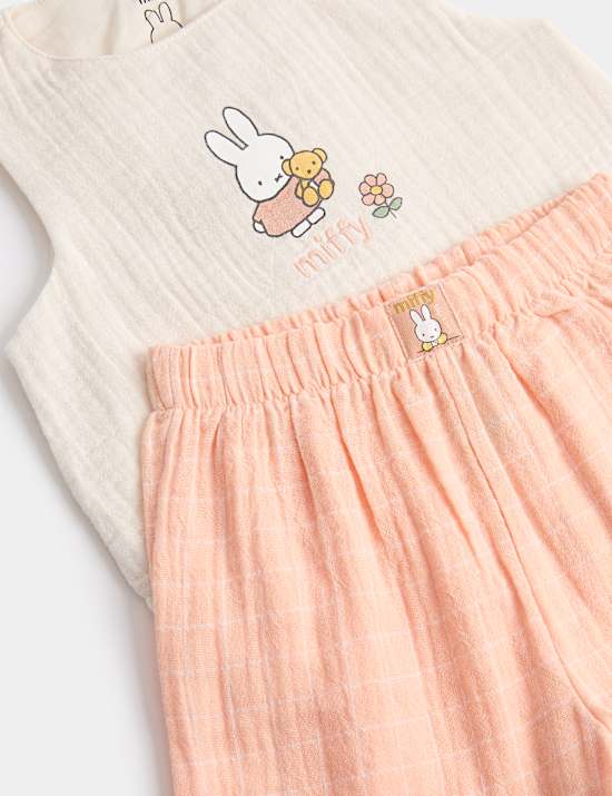2 Piece Pure Cotton Miffy&trade; Outfit (0-3 Yrs)
