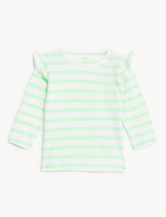 Pure Cotton Frill Top