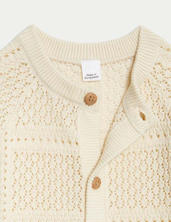 Pure Cotton Knitted Romper (0-3 Yrs)