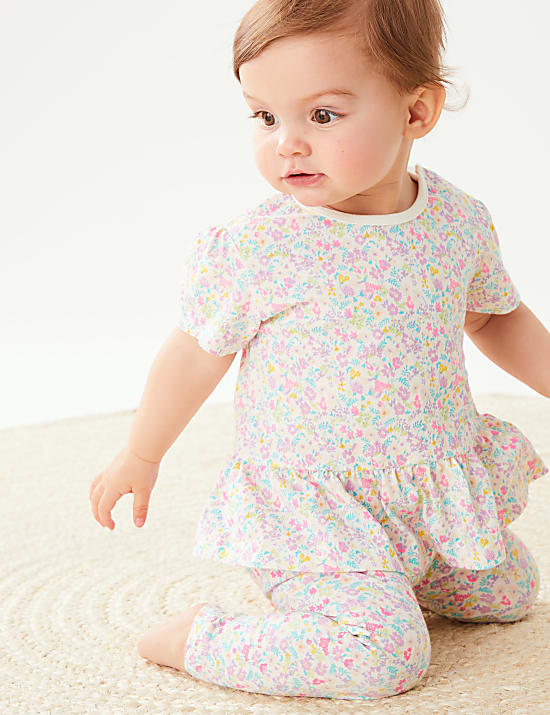 Pure Cotton Floral T-Shirt