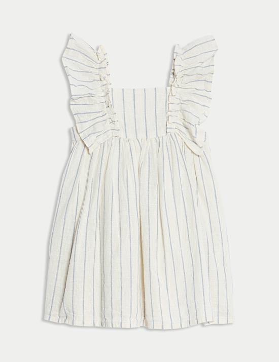 Cotton Rich Striped Dress (0-6 Yrs)