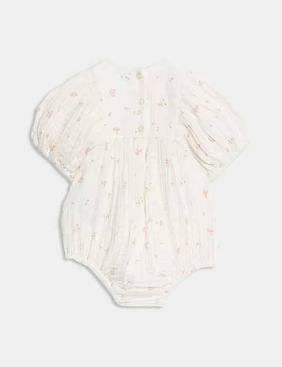 Pure Cotton Ditsy Paddler (0-3 Yrs)