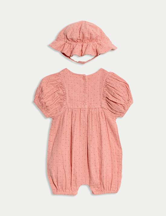 2pc Pure Cotton Peter Rabbit ™ Romper Outfit (0-3 Yrs)