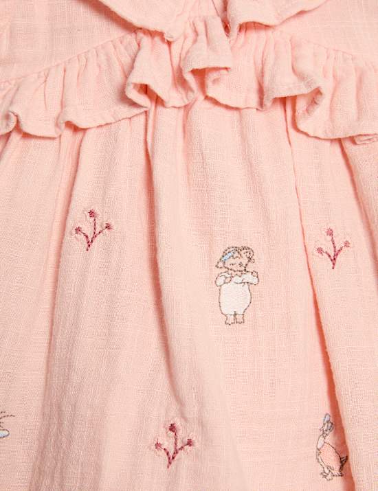 Pure Cotton Peter Rabbit™ Dress (0-3 Yrs)