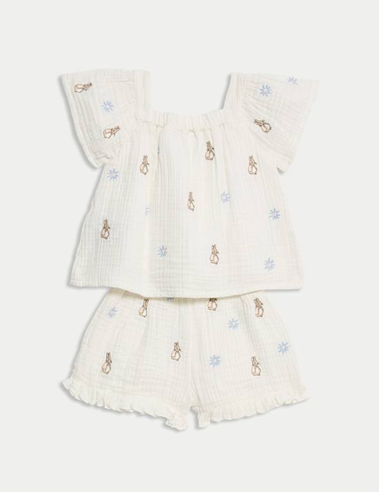 2pc Pure Cotton Peter Rabbit™ Outfit (0-3 Yrs)