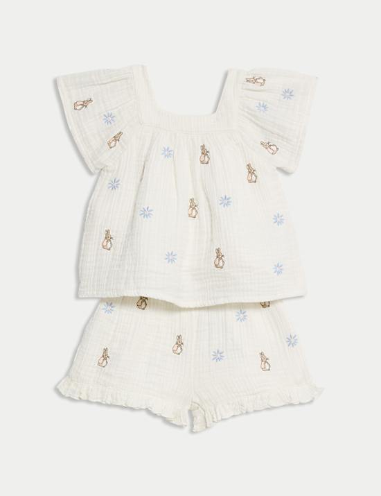 2pc Pure Cotton Peter Rabbit™ Outfit (0-3 Yrs)