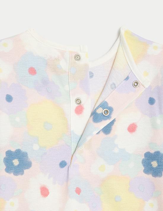 Ασορτί τοπ από 100% βαμβάκι, σετ των 3 (0-3 ετών)