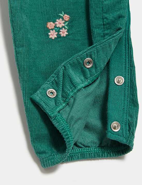 Conjunto de 2 piezas 100% algod&oacute;n bordado (0-3&nbsp;a&ntilde;os)
