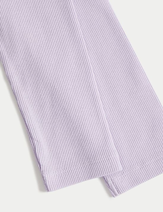 Μονόχρωμα κολάν με υψηλή περιεκτικότητα σε βαμβάκι, σετ των 2 (0-3 ετών)