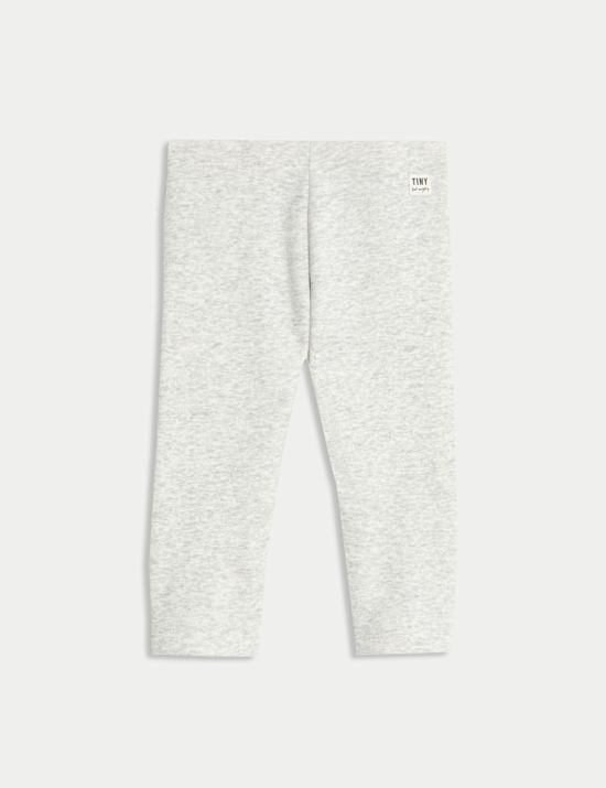Cotton Blend Fleece Lined Leggings (0-3 Yrs)