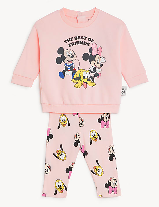 2pc Cotton Rich Mickey Mouse&trade; Outfit