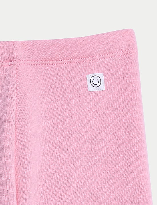 Cotton Blend Fleece Lined Cosy Leggings (0 Mths-6 Yrs)