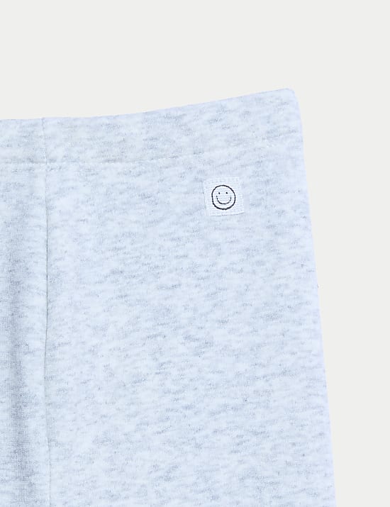 Zachte legging van katoenmix met fleecevoering (0-6 jaar)