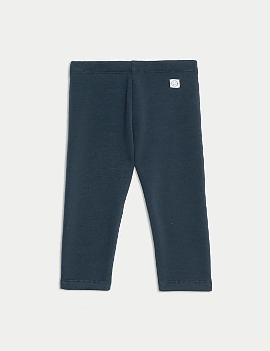 Legging Nyaman Berlapis Fleece Campuran Katun (0 Bulan-6 Tahun)