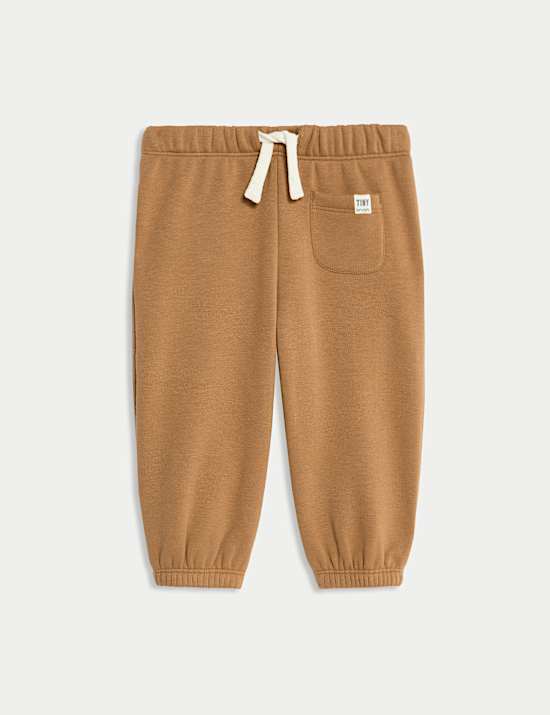 Jogginghose aus Baumwollmischgewebe mit Fleecefutter (0–3 J.)