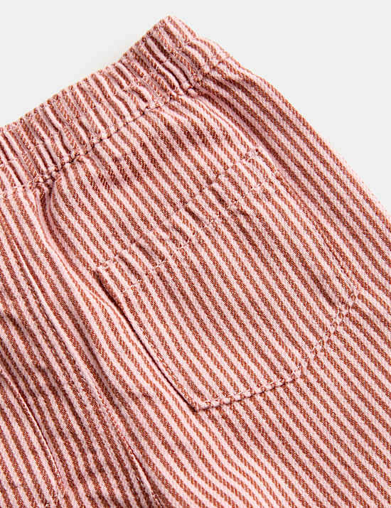 Pure Cotton Striped Jeans (0-5 Yrs)