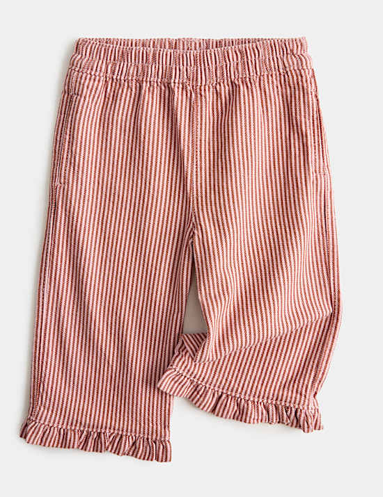 Pure Cotton Striped Jeans (0-5 Yrs)