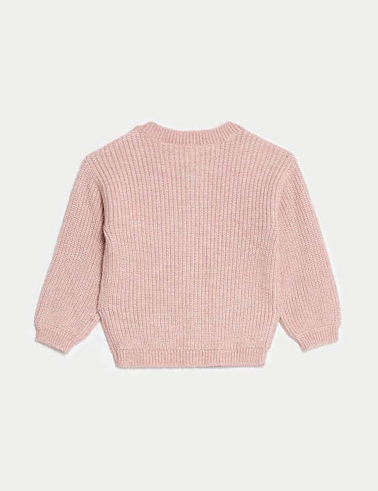 Embroidered Bow Cardigan (0-3 Yrs)