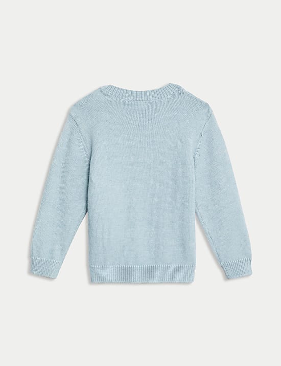 Pull &agrave; motif oiseau (jusqu&rsquo;au 3 ans)