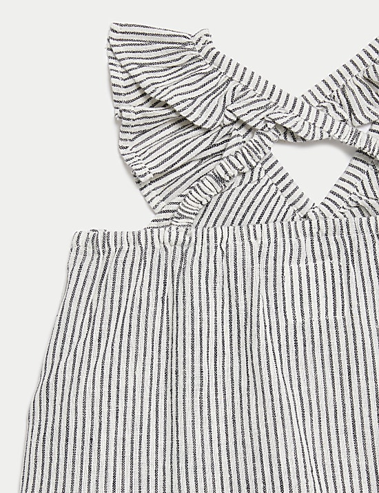 Robe en coton &agrave; rayures (jusqu&rsquo;au 3&nbsp;ans)