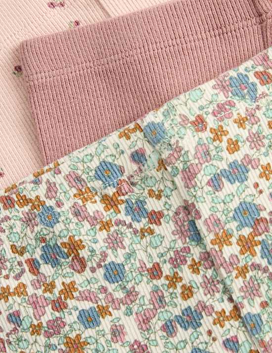 2pc Cotton Rich Ditsy Print Outfit