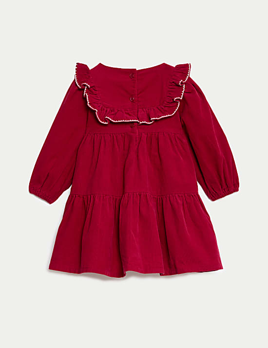 2pc Cotton Rich Bird Dress with Tights (0-3 Yrs)