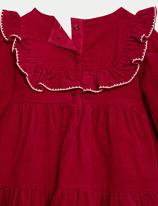 2pc Cotton Rich Bird Dress with Tights (0-3 Yrs)