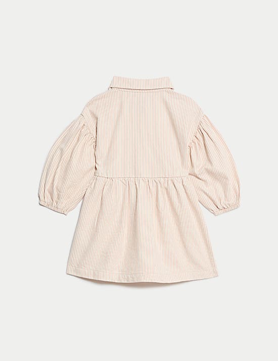 2pc Cotton Rich Striped Dress with Tights (0-3 Yrs)