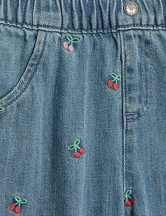 2pc Denim Embroidered Jacket & Jeans Outfit (0-6 Yrs)