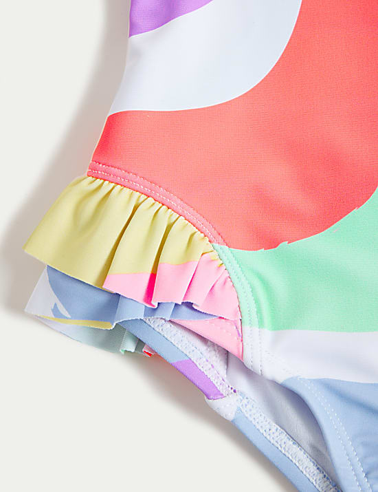 Rainbow Wave Long Sleeve Swimsuit (0-3 Yrs)