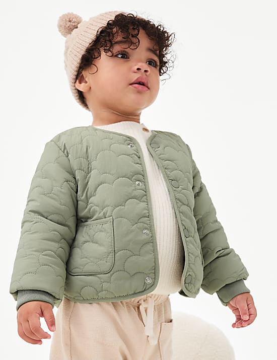 Quilted Puffy Jacket (0-8 Yrs)