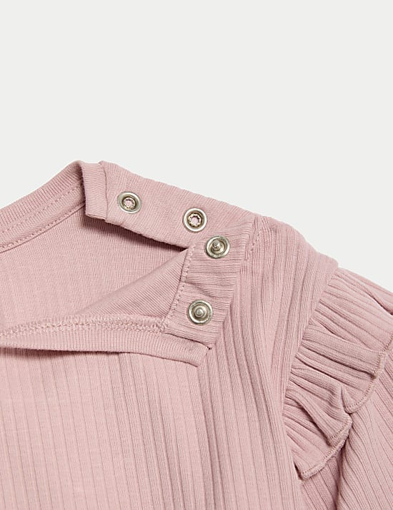 Ντε πιες σύνολο με σχέδιο λαγουδάκι και υψηλή περιεκτικότητα σε βαμβάκι (0-3 ετών)