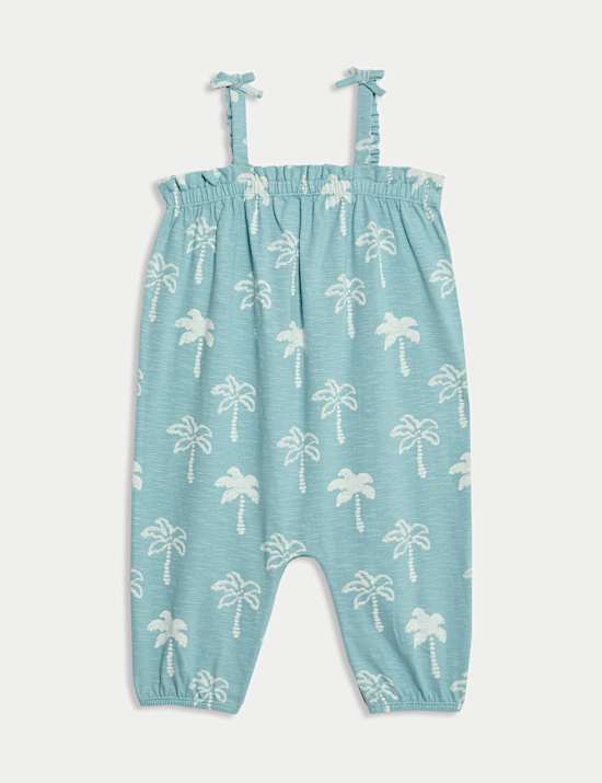 Pelele 100% algodón con estampado de palmeras (0&nbsp;meses-3&nbsp;años)