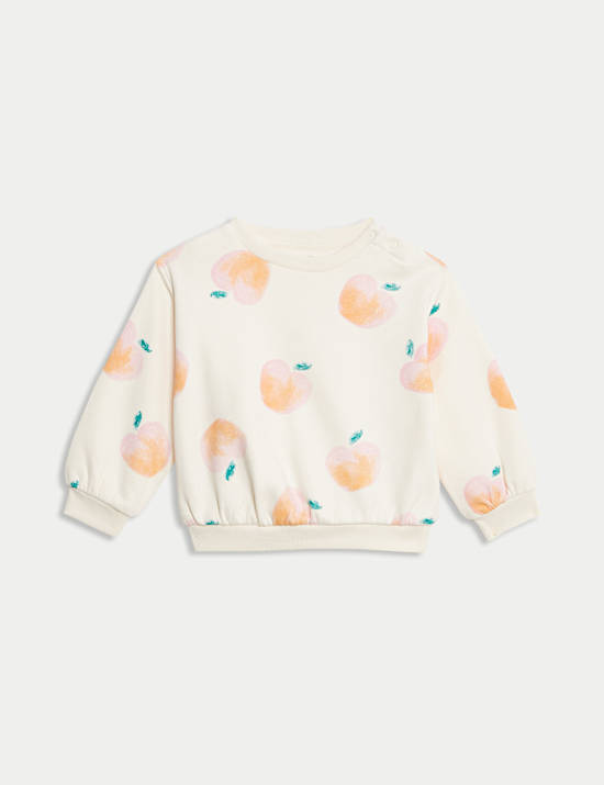 2pc Cotton Rich Peach Top & Bottom Outfit (0 Mths-3 Yrs)