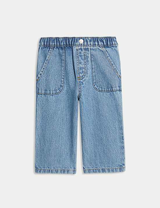 2pc Pure Cotton Striped Top & Jeans Outfit (0-6 Yrs)