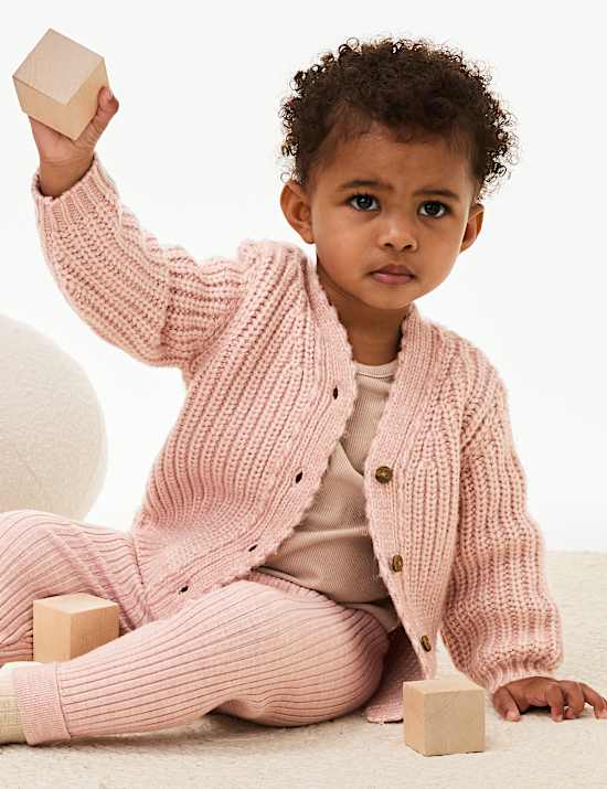 Cardigan en maille (jusqu'au 3&nbsp;ans)