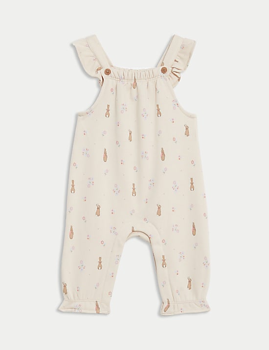 Cotton Rich Peter Rabbit&trade; Dungaree Outfit (0-3 Yrs)