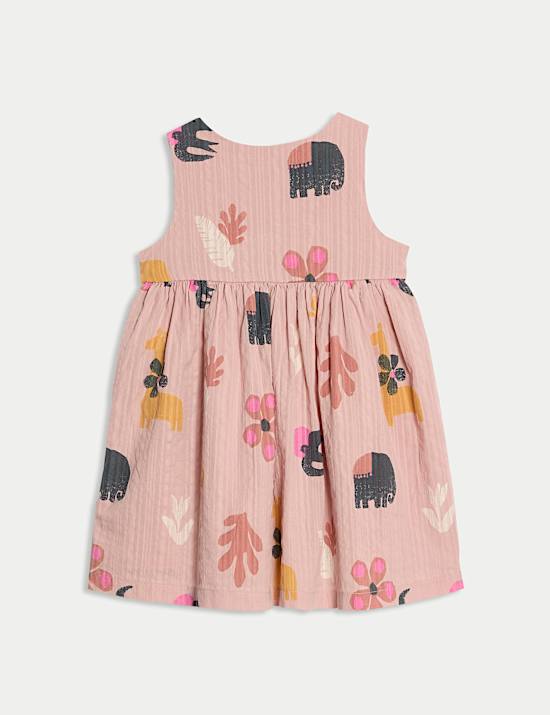 Robe 100 % coton avec imprimé (jusqu’au 6 ans)