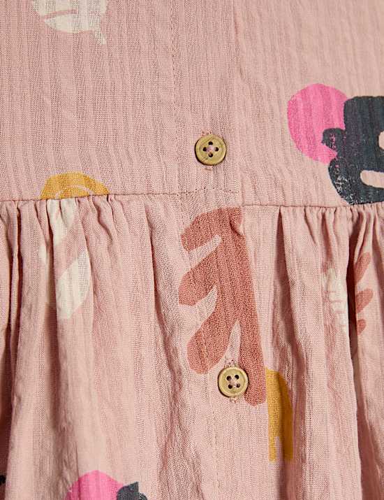 Robe 100 % coton avec imprimé (jusqu’au 6 ans)