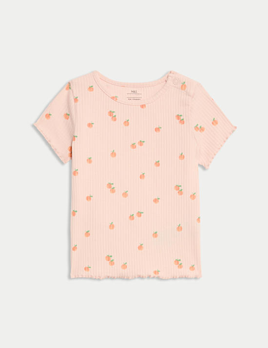 2pc Cotton Rich Orange Top & Bottom Outfit (0-3 Yrs)