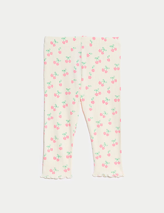 Σύνολο με κερασάκια και υψηλή περιεκτικότητα σε βαμβάκι (0-6 ετών), σετ των 2